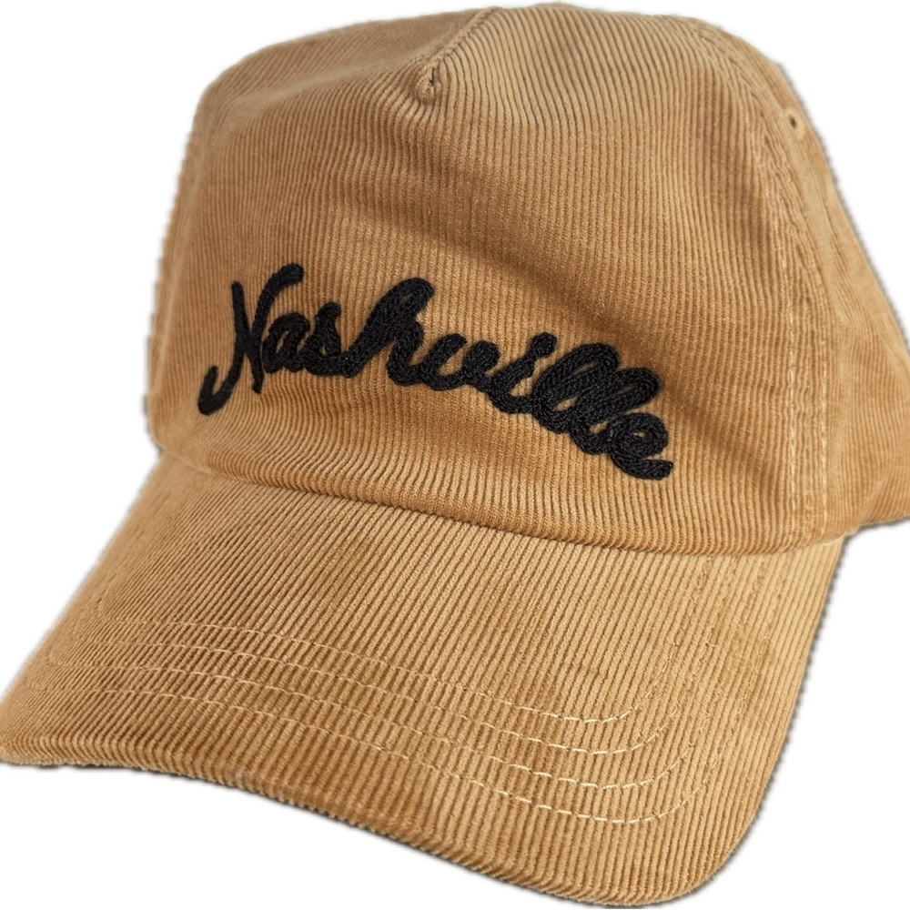 NWOT Nashville Tan Corduroy Cap